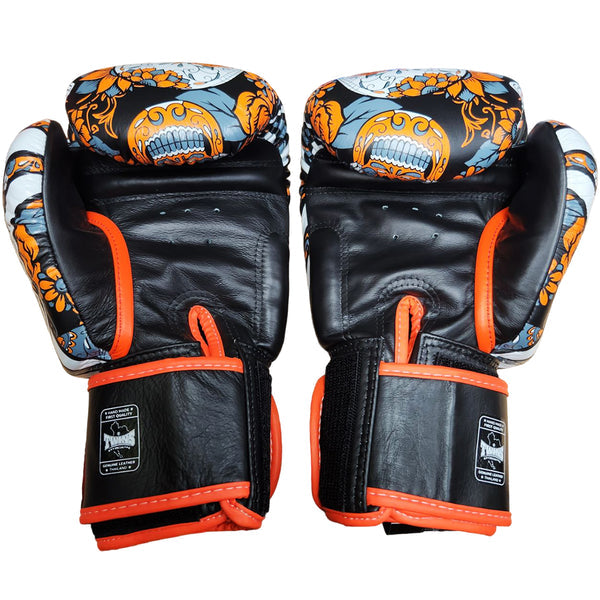 Boxing Gloves Special FBGV-53 Orange Fancy Muay Thai Style