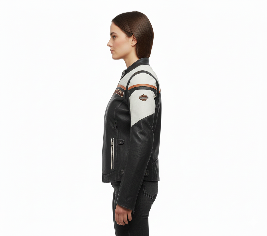 Women's H-D Triple Vent Miss Enthusiast II Leather Jacket