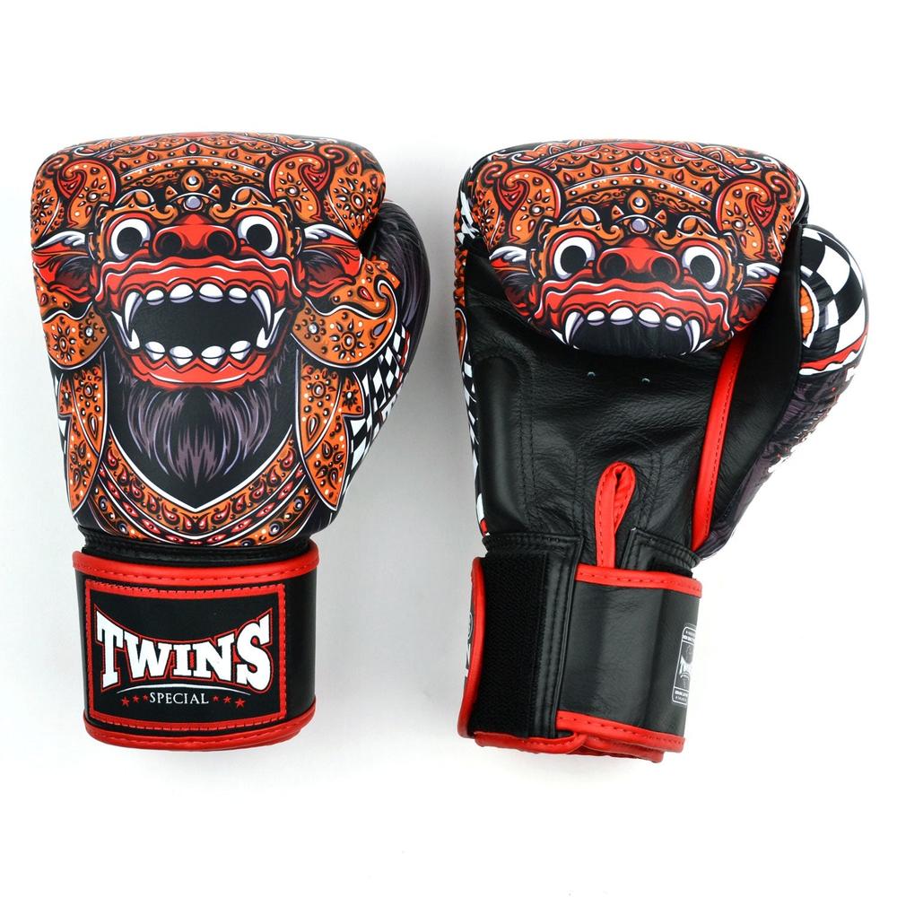 Muay Thai Barong Boxing Gloves - Black/Red