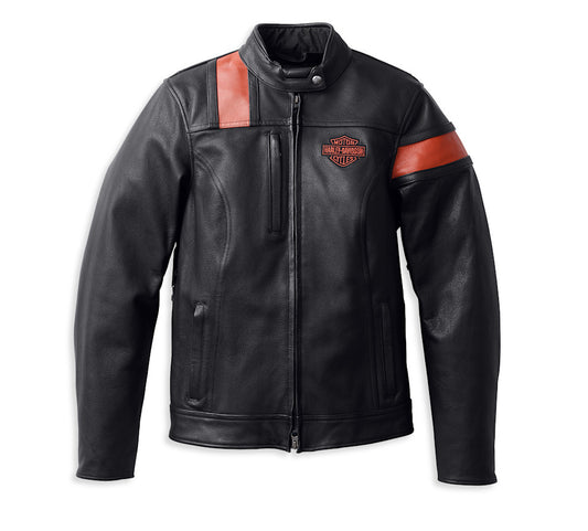 Women's H-D Hwy-100 Waterproof Leather Jacket