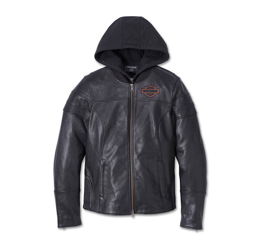 Women's Harley Davidson Miss Enthusiast 2.0 Leather 3-in-1 Jacket