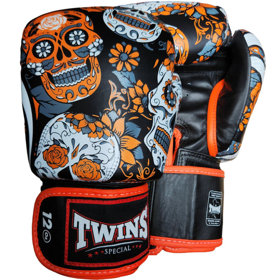 Boxing Gloves Special FBGV-53 Orange Fancy Muay Thai Style