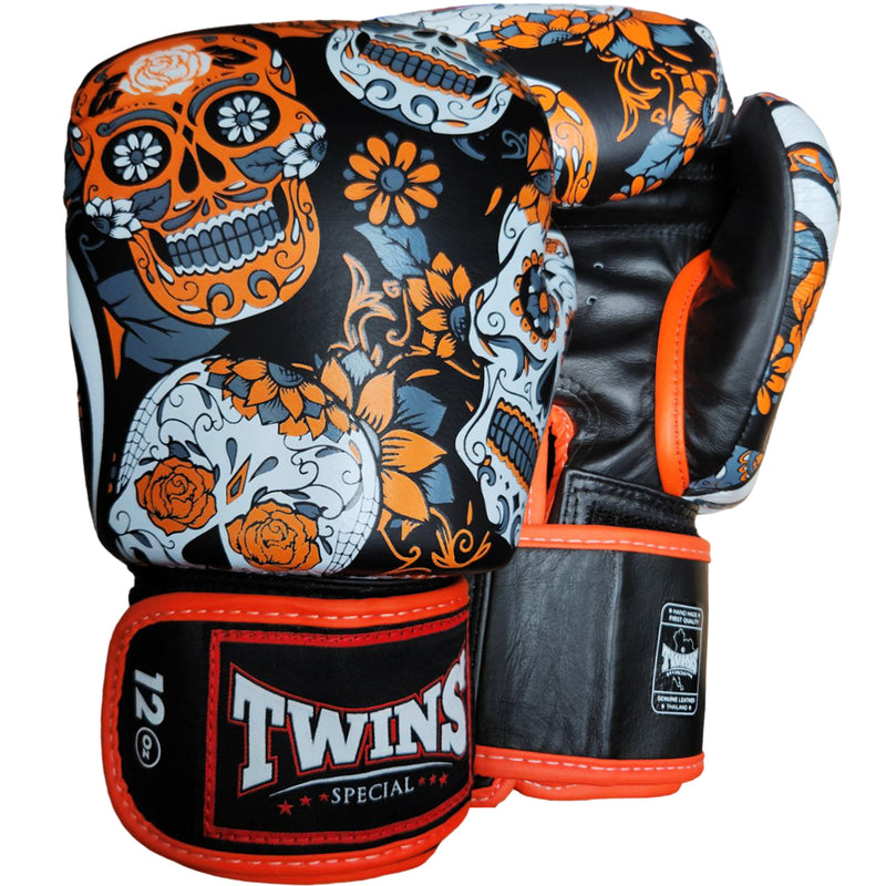 Boxing Gloves Special FBGV-53 Orange Fancy Muay Thai Style