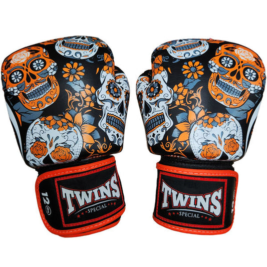 Boxing Gloves Special FBGV-53 Orange Fancy Muay Thai Style