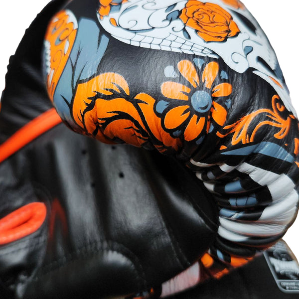 Boxing Gloves Special FBGV-53 Orange Fancy Muay Thai Style