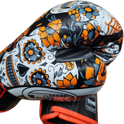 Boxing Gloves Special FBGV-53 Orange Fancy Muay Thai Style
