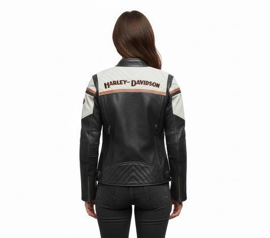 Women's H-D Triple Vent Miss Enthusiast II Leather Jacket