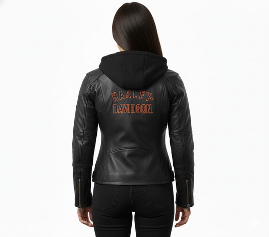 Women's Harley Davidson Miss Enthusiast 2.0 Leather 3-in-1 Jacket