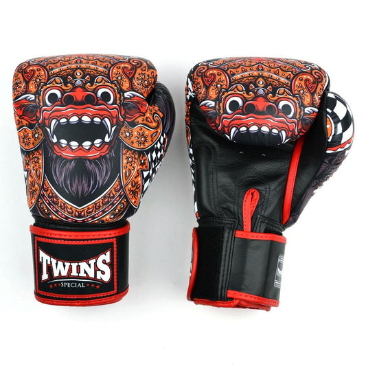 Muay Thai Barong Boxing Gloves - Black/Red
