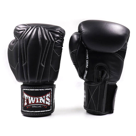 Muay Thai Boxing Gloves - Jet Black