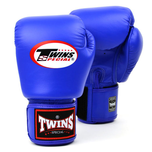 Muay Thai Boxing Gloves - Blue Sparring Training Gloves