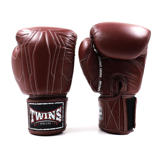 Muay Thai Boxing Gloves - Dark Brown
