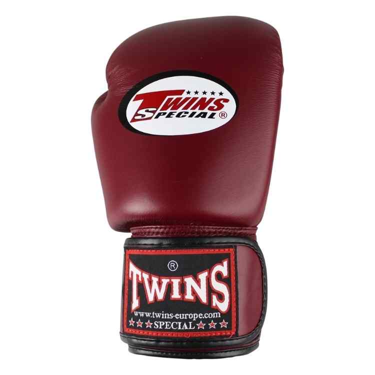 Muay Thai Boxing Gloves - Maroon Sparring Training Gloves