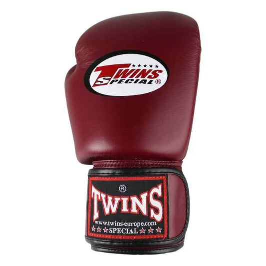 Muay Thai Boxing Gloves - Maroon Sparring Training Gloves