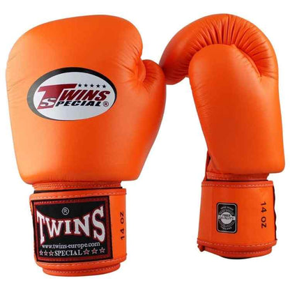 Muay Thai Orange Training Boxing Gloves