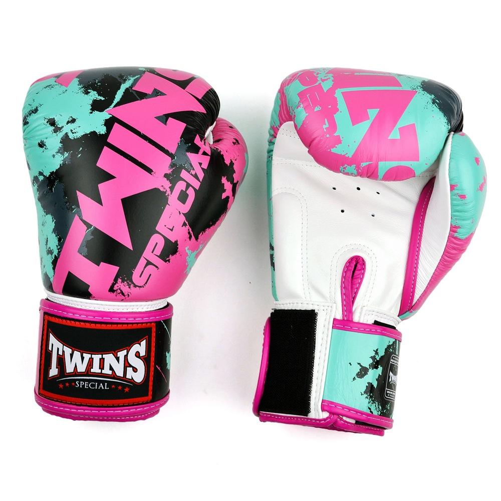 Candy Muay Thai Boxing Gloves - White/Pink