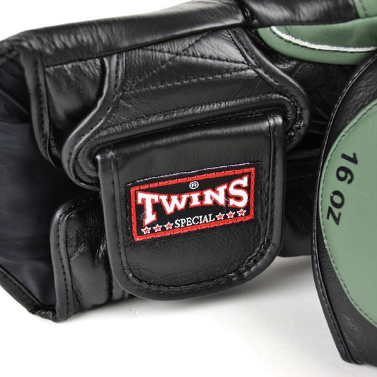 Pro  Muay Thai Deluxe Sparring Gloves - Olive Green
