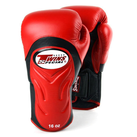 Pro  Muay Thai Deluxe Sparring Gloves - Red