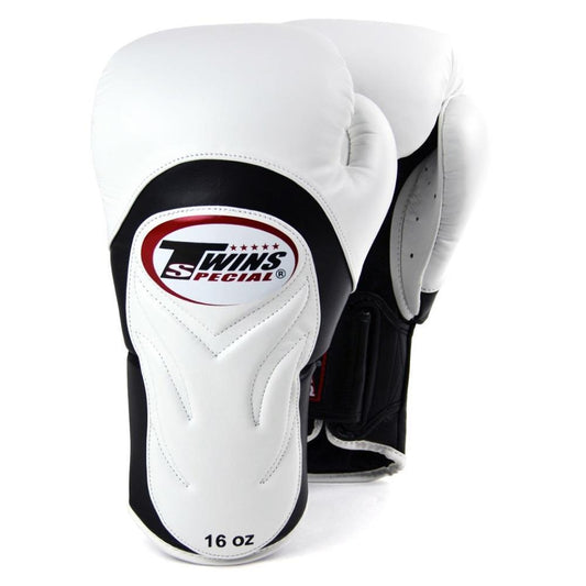 Pro  Muay Thai Deluxe Sparring Gloves - White