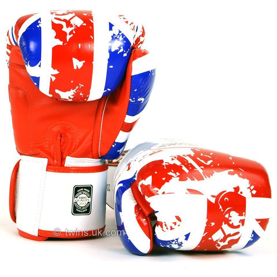 Red Muay Thai UK Flag Boxing Glove