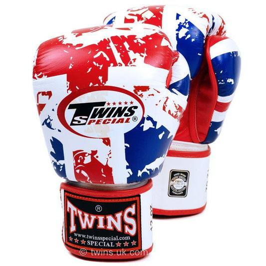 Red Muay Thai UK Flag Boxing Glove